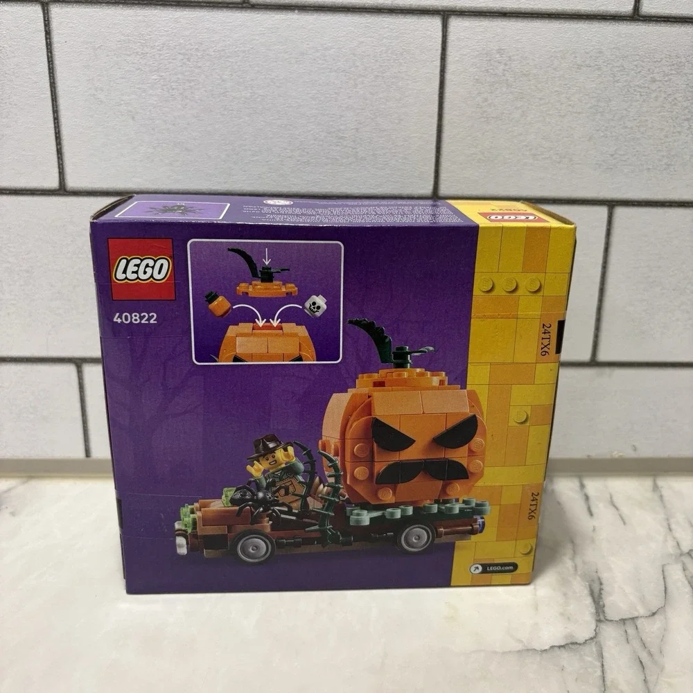 LEGO 40822 Jack-O'-Lantern Pickup Truck Halloween 177 Pieces NEW SEALED Retiring